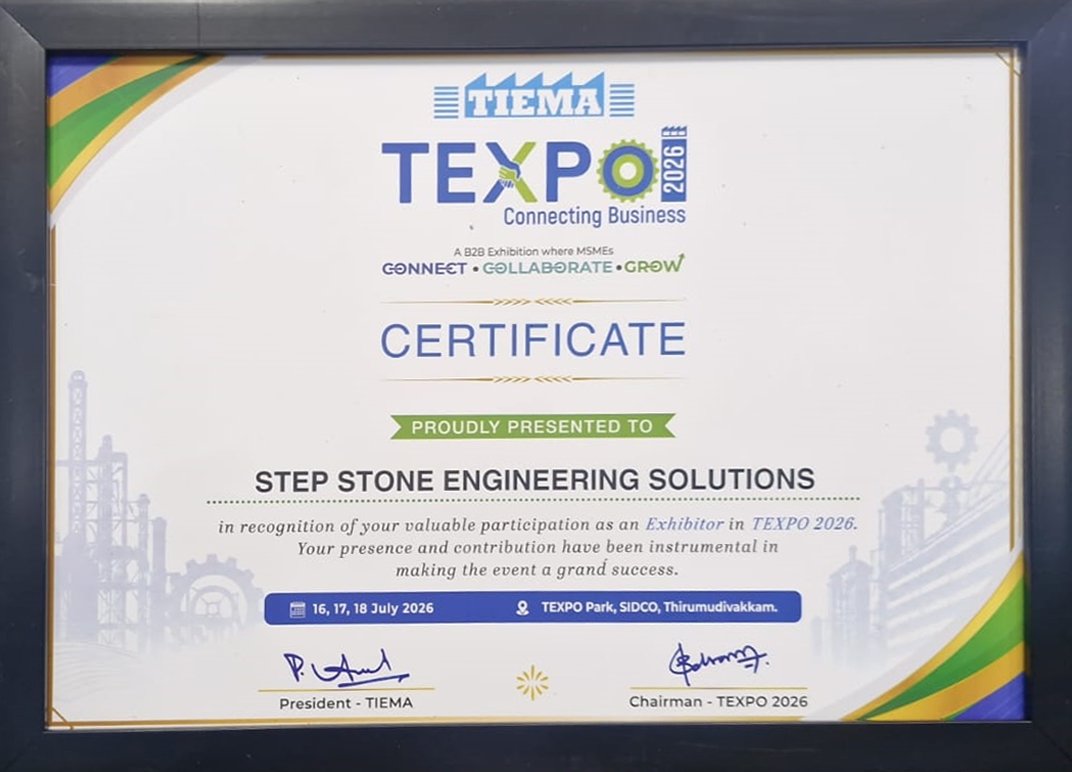 Step Stone Engg - Texpo Certificate